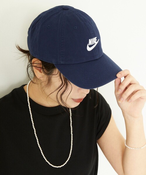 Aresense(アーセンス)の「NIKE/ナイキ ヘリテージ86 フューチュラ ウォッシュ加工(キャップ・レディース・ホワイト/ブラック/ネイビー/ブルーグリーン/ピンク・ONE SIZE)」の4枚目の写真
