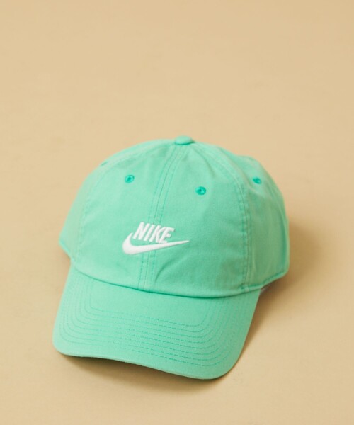 Aresense(アーセンス)の「NIKE/ナイキ ヘリテージ86 フューチュラ ウォッシュ加工(キャップ・レディース・ホワイト/ブラック/ネイビー/ブルーグリーン/ピンク・ONE SIZE)」の1枚目の写真