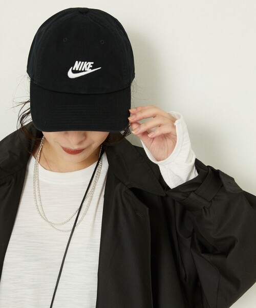 Aresense(アーセンス)の「NIKE/ナイキ ヘリテージ86 フューチュラ ウォッシュ加工(キャップ・レディース・ホワイト/ブラック/ネイビー/ブルーグリーン/ピンク・ONE SIZE)」の3枚目の写真