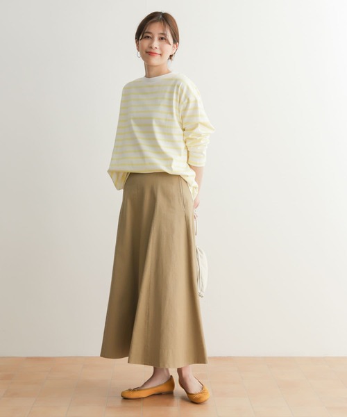 URBAN RESEARCH DOORS（アーバンリサーチドアーズ）の「ボーダーワイドプルオーバー（Tシャツ/カットソー・レディース・ピンク/ネイビー/イエロー/ブルー・MEDIUM）」の17枚目の写真