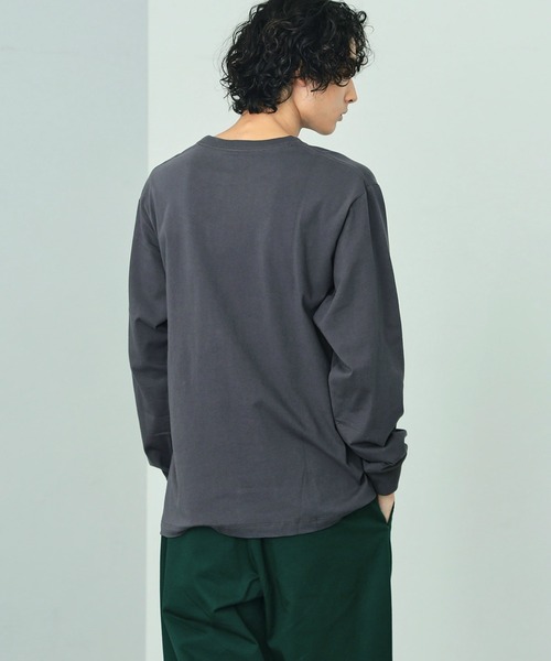 Lee（リー）の「胸ロゴポケット長袖Tシャツ（Tシャツ/カットソー