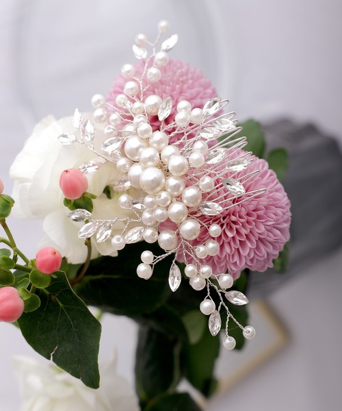 パールコームオケージョン フォーマル 結婚式 二次会 同窓会（その他ヘアアクセサリー）｜PourVous（プールヴー）