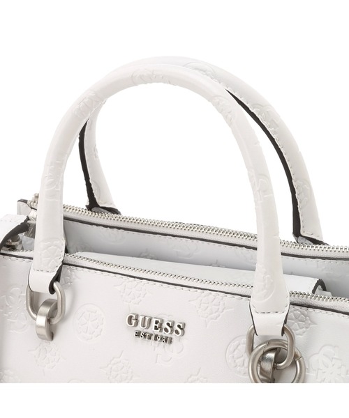 Guess（ゲス）の「GALERIA Status Satchel（ハンドバッグ・レディース・ホワイト・ONE SIZE）」の9枚目の写真