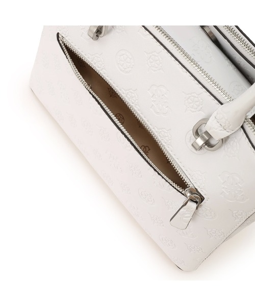 Guess（ゲス）の「GALERIA Status Satchel（ハンドバッグ・レディース・ホワイト・ONE SIZE）」の12枚目の写真
