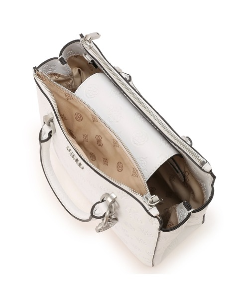 Guess（ゲス）の「GALERIA Status Satchel（ハンドバッグ・レディース・ホワイト・ONE SIZE）」の3枚目の写真