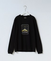 【WORLD for the World】グリーンフォトプリントカットソー