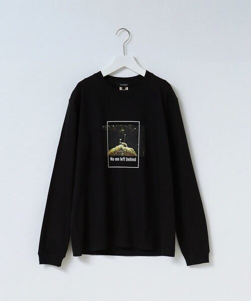 UNTITLED(アンタイトル)の「【WORLD for the World】グリーンフォトプリントカットソー(Tシャツ/カットソー・レディース・ブラック/アイボリー・00/02/04)」の1枚目の写真