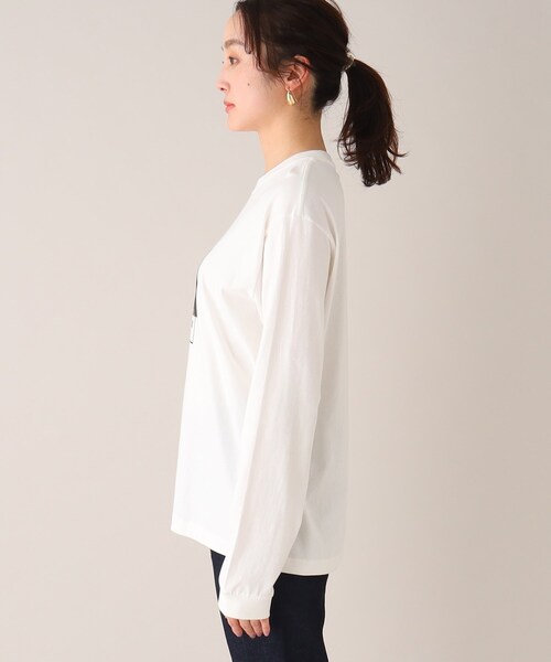 UNTITLED(アンタイトル)の「【WORLD for the World】グリーンフォトプリントカットソー(Tシャツ/カットソー・レディース・ブラック/アイボリー・00/02/04)」の22枚目の写真