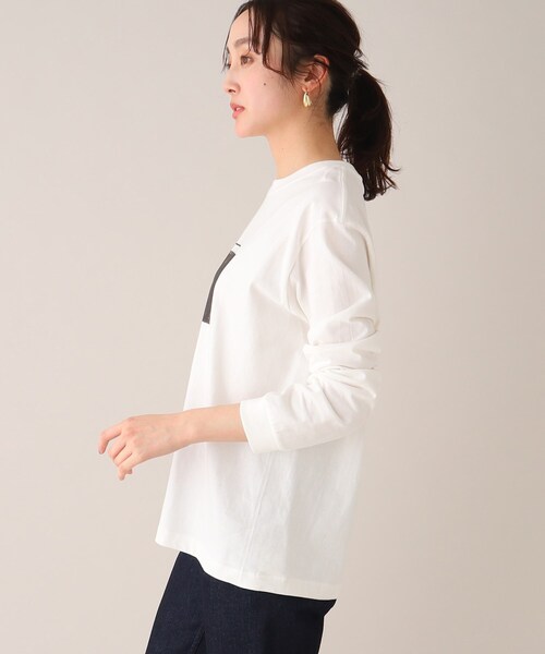 UNTITLED(アンタイトル)の「【WORLD for the World】グリーンフォトプリントカットソー(Tシャツ/カットソー・レディース・ブラック/アイボリー・00/02/04)」の16枚目の写真