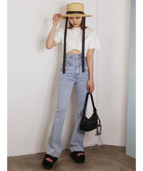 EMODA（エモダ）の「ダブルベルトタンクサンダル（サンダル・レディース・ブラック/ベージュ・SMALL/MEDIUM/LARGE）」の18枚目の写真