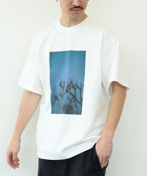 BEAMS LIGHTS(ビームスライツ)の「BEAMS LIGHTS / LUXUAL フォト Tシャツ23(Tシャツ/カットソー・メンズ・ホワイト系その他2/ホワイト・SMALL/MEDIUM/LARGE)」の12枚目の写真