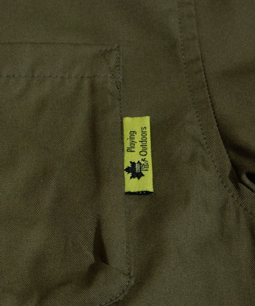 LOGOS（ロゴス）の「【30】〔LOGOS/ロゴス〕TCツイル 半袖シャツ（Tシャツ/カットソー・キッズ・ブルー/カーキ・150/140/160/130）」の10枚目の写真