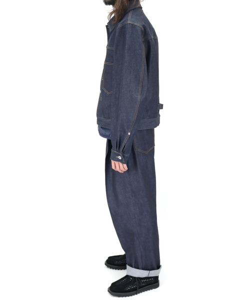 elephant TRIBAL fabrics（エレファントトライバルファブリックス）の「elephant TRIBAL fabrics QUILTING LAYER XX（デニムジャケット・メンズ・インディゴブルー・MEDIUM/SMALL）」の3枚目の写真