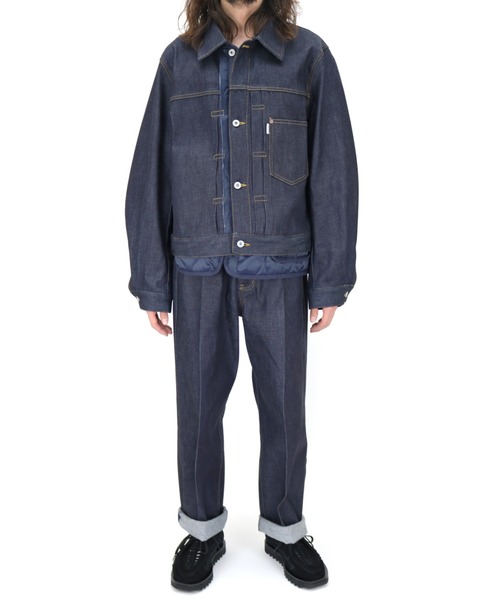 elephant TRIBAL fabrics（エレファントトライバルファブリックス）の「elephant TRIBAL fabrics QUILTING LAYER XX（デニムジャケット・メンズ・インディゴブルー・MEDIUM/SMALL）」の9枚目の写真