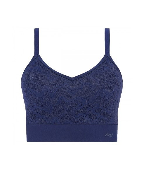Sloggi(スロギー)の「スロギー ゴー オールラウンド レース カップ付きハーフトップ ラージ【LL-3Lサイズ】sloggi Go Allround Lace Top Large JX(ブラジャー・レディース・オレンジ/ブルー/ホワイト/ブラック/エメラルド/ネイビー/ライトパープル・XL)」の4枚目の写真