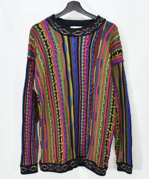 VINTAGE(ヴィンテージ)の「【ヴィンテージ古着】90s Premlere 立体編み 3Dニット セーター(ニット/セーター・メンズ・その他・LARGE)」の1枚目の写真