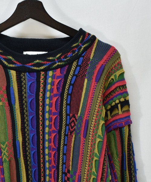 VINTAGE(ヴィンテージ)の「【ヴィンテージ古着】90s Premlere 立体編み 3Dニット セーター(ニット/セーター・メンズ・その他・LARGE)」の2枚目の写真