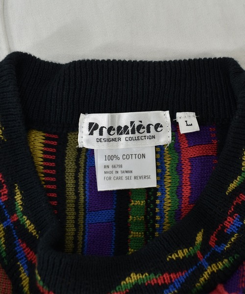 VINTAGE(ヴィンテージ)の「【ヴィンテージ古着】90s Premlere 立体編み 3Dニット セーター(ニット/セーター・メンズ・その他・LARGE)」の4枚目の写真