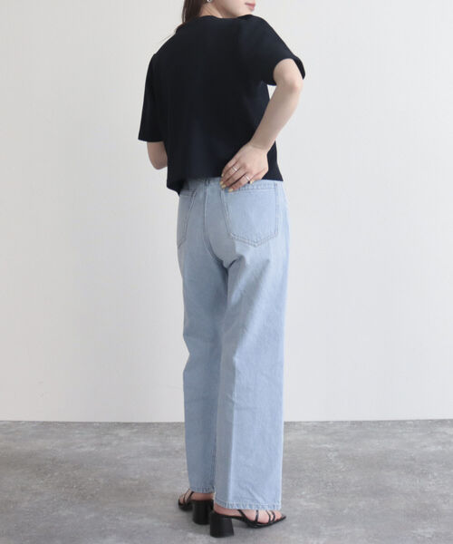 fredy emue（フレディエミュ）の「【fredyemueフレディエミュ】W開きパールボタンカーディガン（カーディガン/ボレロ・レディース・ネイビー/アイボリー/ミント・38）」の12枚目の写真