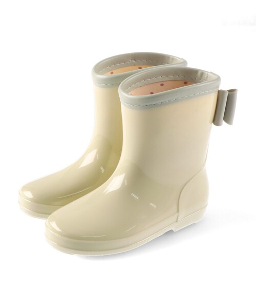 BRANSHES（ブランシェス）の「リボン付きレインブーツ（レインシューズ・キッズ・ラベンダー/ベージュ/ピンク・17.0cm/16.0cm/18.0cm/19.0cm/15.0cm/14.0cm）」の13枚目の写真
