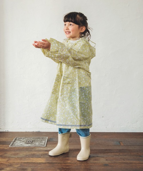 BRANSHES（ブランシェス）の「リボン付きレインブーツ（レインシューズ・キッズ・ラベンダー/ベージュ/ピンク・17.0cm/16.0cm/18.0cm/19.0cm/15.0cm/14.0cm）」の5枚目の写真