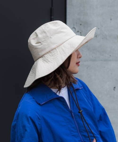 CONTROL FREAK / CTFK（コントロールフリーク）の「【CONTROL FREAK】ツバ広サファリハット 224-120713（ハット・レディース・カーキ/ベージュ/ブラック/キャメル・FREE）」の3枚目の写真