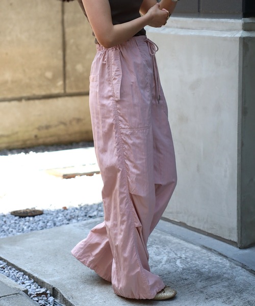 COMMRE(コムル)の「トラックパンツ(その他パンツ・レディース・アイボリー/ピンク/ブラック・FREE)」の7枚目の写真