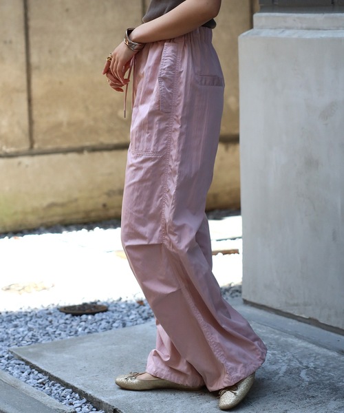 COMMRE(コムル)の「トラックパンツ(その他パンツ・レディース・アイボリー/ピンク/ブラック・FREE)」の8枚目の写真