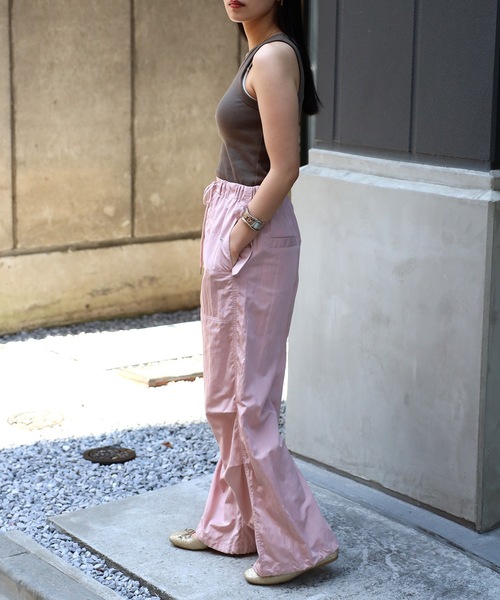 COMMRE(コムル)の「トラックパンツ(その他パンツ・レディース・アイボリー/ピンク/ブラック・FREE)」の9枚目の写真