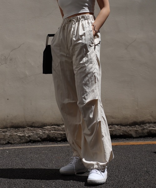 COMMRE(コムル)の「トラックパンツ(その他パンツ・レディース・アイボリー/ピンク/ブラック・FREE)」の12枚目の写真