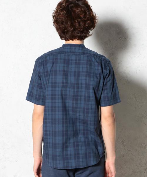 green label relaxing(グリーンレーベルリラクシング)の「40/DARK/C BAND/C H/P S/S シャツ◆(シャツ/ブラウス・メンズ・ダークグレー/ネイビー・X-LARGE/LARGE/SMALL/MEDIUM)」の9枚目の写真