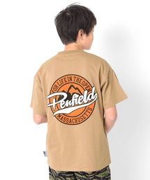 GLAZOS | 【Penfield】USAコットン・バックサークル発泡プリントビッグ半袖Tシャツ(Tシャツ/カットソー)