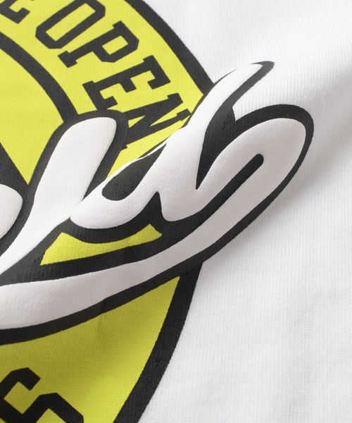 GLAZOS(グラソス)の「【Penfield】USAコットン・バックサークル発泡プリントビッグ半袖Tシャツ(Tシャツ/カットソー・キッズ・グリーン/ホワイト/ベージュ・150cm/160cm/140cm/170cm)」の16枚目の写真