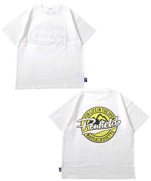 GLAZOS(グラソス)の「【Penfield】USAコットン・バックサークル発泡プリントビッグ半袖Tシャツ(Tシャツ/カットソー・キッズ・グリーン/ホワイト/ベージュ・150cm/160cm/140cm/170cm)」の20枚目の写真