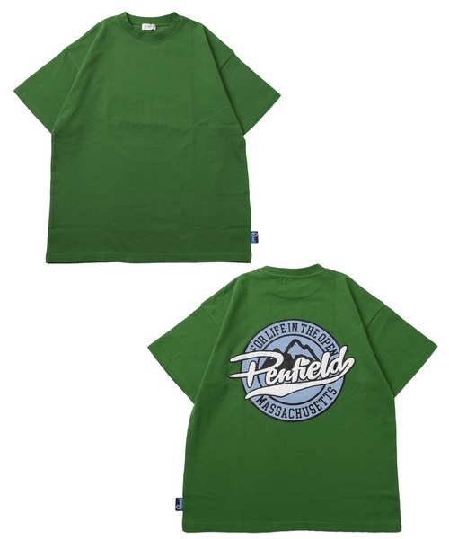 GLAZOS(グラソス)の「【Penfield】USAコットン・バックサークル発泡プリントビッグ半袖Tシャツ(Tシャツ/カットソー・キッズ・グリーン/ホワイト/ベージュ・150cm/160cm/140cm/170cm)」の18枚目の写真