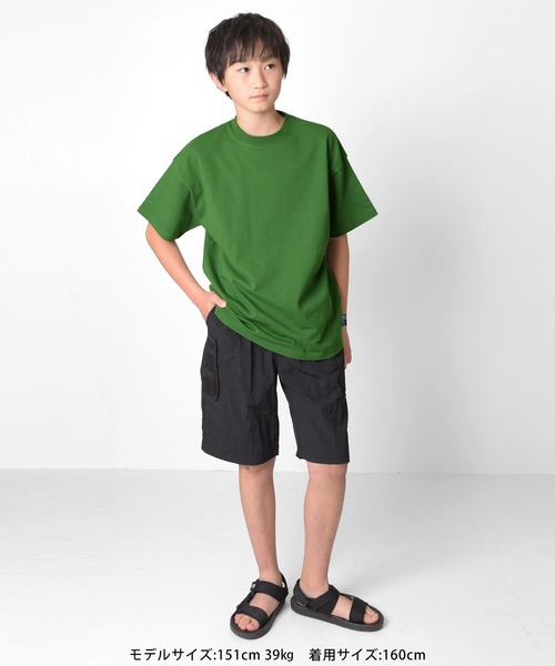 GLAZOS(グラソス)の「【Penfield】USAコットン・バックサークル発泡プリントビッグ半袖Tシャツ(Tシャツ/カットソー・キッズ・グリーン/ホワイト/ベージュ・150cm/160cm/140cm/170cm)」の22枚目の写真