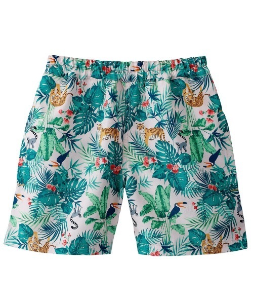 combimini（コンビミニ）の「ハーフスイムパンツ（水着・キッズ・サンドベージュ/ミント/ブルー系その他/ピンクベージュ・90/100/110/120）」の10枚目の写真