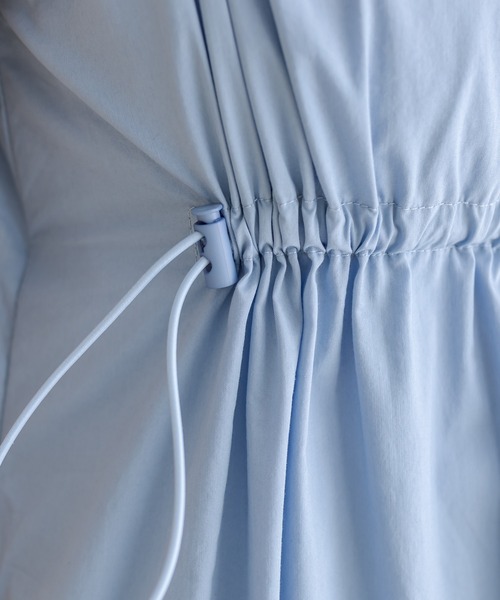 mline（エムライン）の「[mline]ノースリドロストワンピース（ワンピース・レディース・ブルー/ブラック/アイボリー/イエロー・1/2）」の7枚目の写真