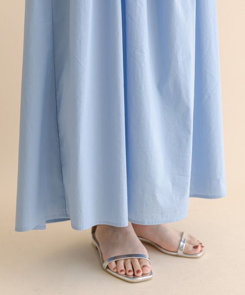 mline（エムライン）の「[mline]ノースリドロストワンピース（ワンピース・レディース・ブルー/ブラック/アイボリー/イエロー・1/2）」の11枚目の写真