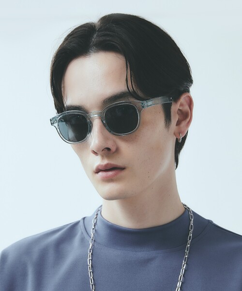 IZIPIZI(イジピジ)の「【IZIPIZI/イジピジ】SUN #C/ボストン/ウェリントン サングラス / ユニセックス(サングラス・メンズ・ブラック/ネイビー/カーキ/ピンク/イエロー/その他1/その他2/その他3/シルバー/その他4/ゴールド・フリー)」の1枚目の写真