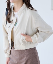 ライトクロップドブルゾン