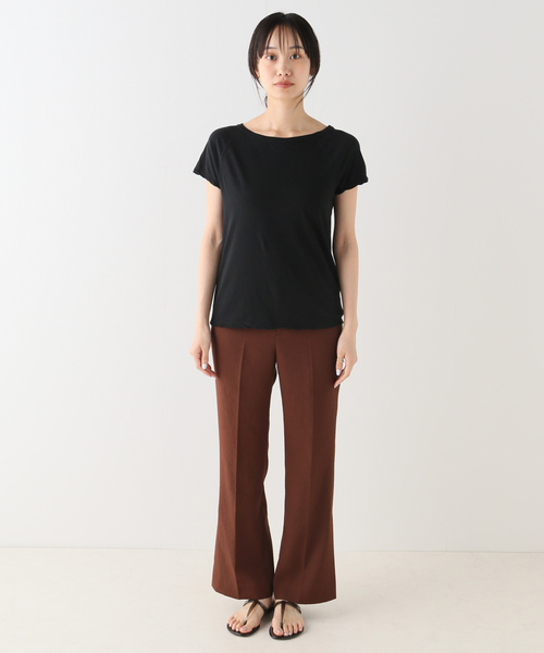 plage（プラージュ）の「デコルテ TEE（Tシャツ/カットソー・レディース・ブラック/ベージュ/ホワイト・FREE）」の14枚目の写真