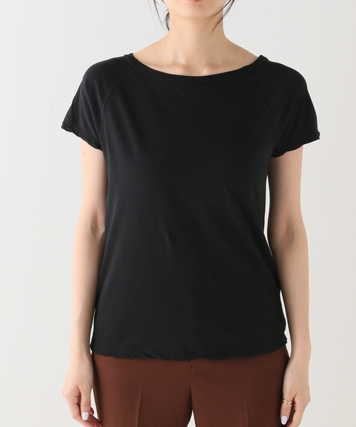 plage（プラージュ）の「デコルテ TEE（Tシャツ/カットソー・レディース・ブラック/ベージュ/ホワイト・FREE）」の12枚目の写真