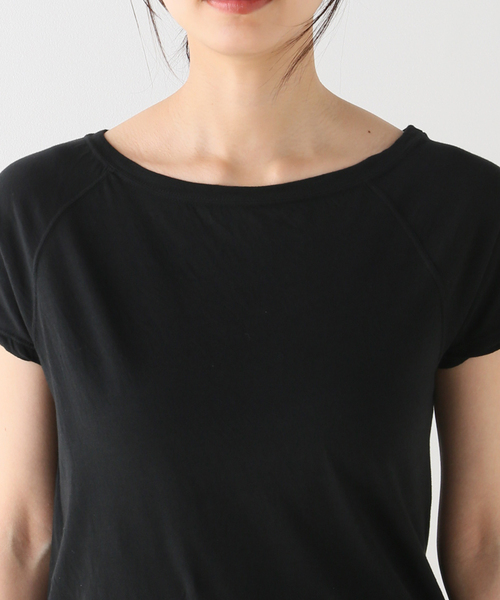 plage（プラージュ）の「デコルテ TEE（Tシャツ/カットソー・レディース・ブラック/ベージュ/ホワイト・FREE）」の5枚目の写真