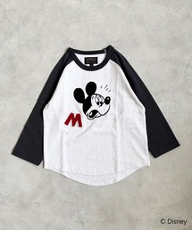 Disney | 【Disney】ミッキーマウス/ラグランロンT（80～150cm）(Tシャツ/カットソー)