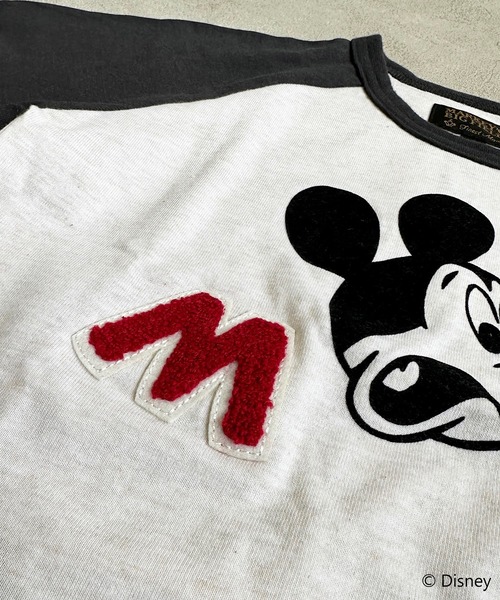 LGB スカルミッキー ロンT 朱色 LGB スカルミッキー ロンT 朱色