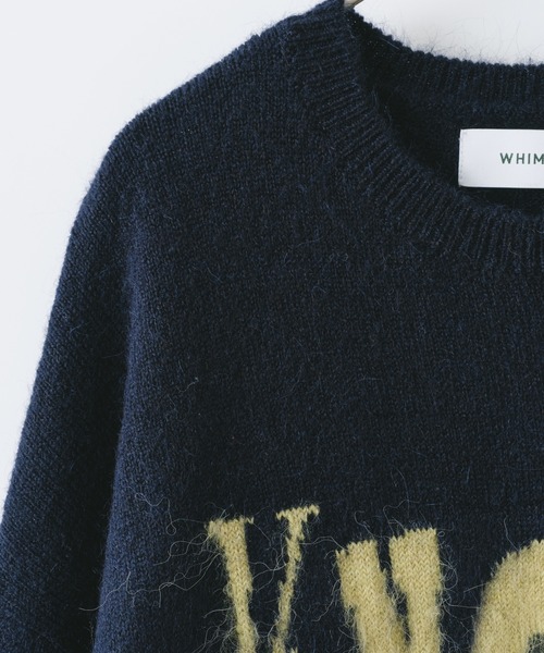 WHIMSIC（ウィムジック）の「【UNISEX】ロゴニットプルオーバー（ニット/セーター・メンズ・ネイビー/ブラウン/アイボリー・FREE）」の10枚目の写真