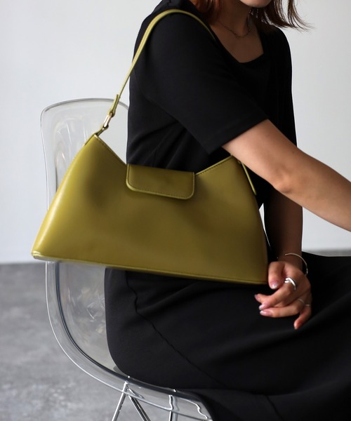 Riberry（リベリー）の「トライアングルワンハンドルバッグ（ハンドバッグ・レディース・ブラック/オリーブ/ブラウン/ホワイト・FREE）」の20枚目の写真