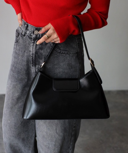 Riberry（リベリー）の「トライアングルワンハンドルバッグ（ハンドバッグ・レディース・ブラック/オリーブ/ブラウン/ホワイト・FREE）」の8枚目の写真