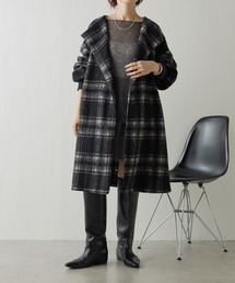 COLLAGE GALLARDAGALANTE | エアリーチェックコート(その他アウター)
